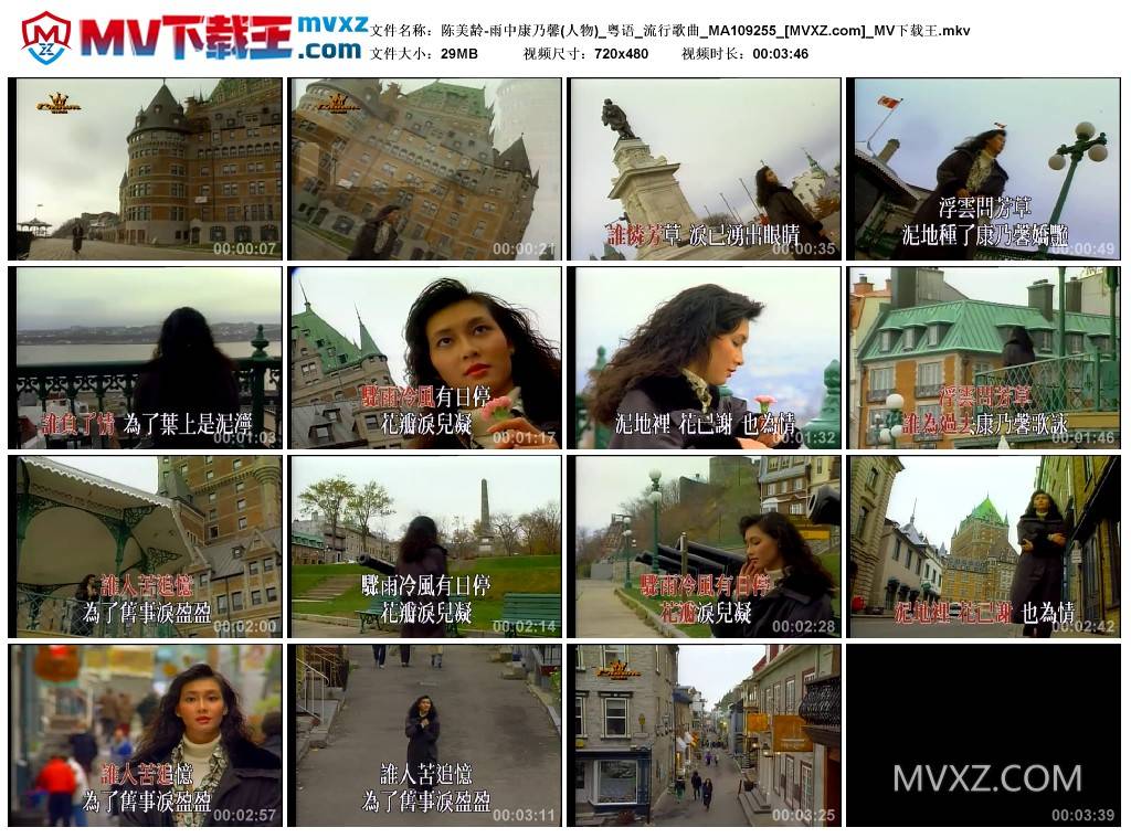 陈美龄-雨中康乃馨(人物)_粤语_流行歌曲_MA109255